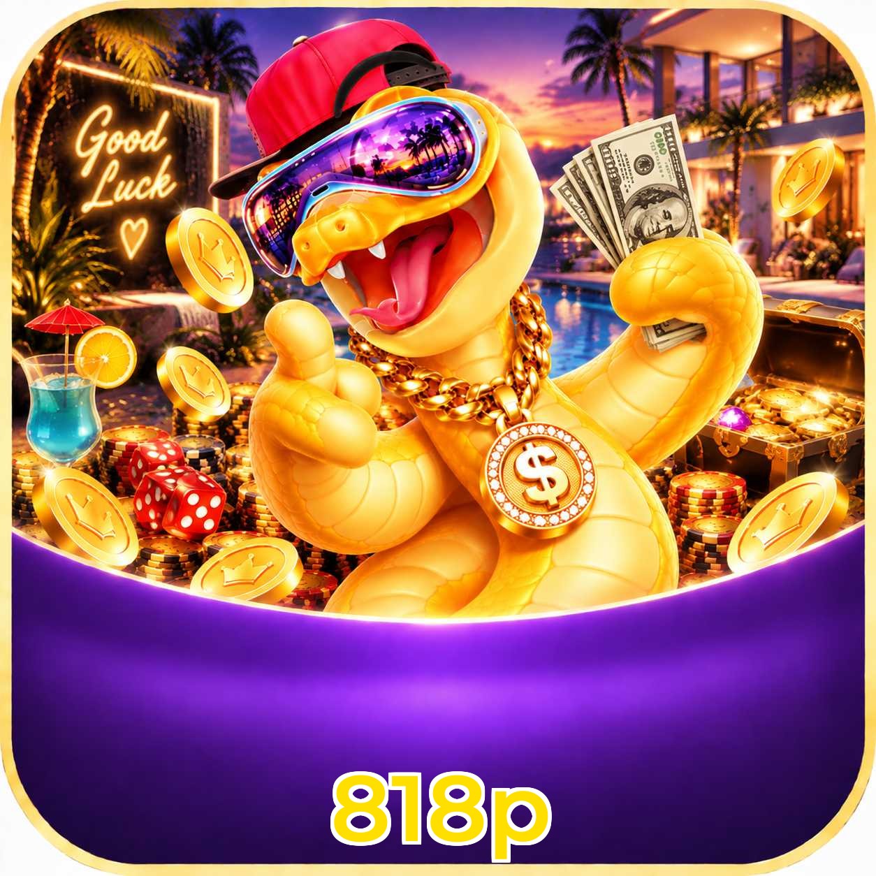 818p